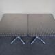 2 outdoor aluminum bistro tables garden terrace