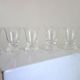 6 Daum digestif glasses, Kim model, mid-20th century