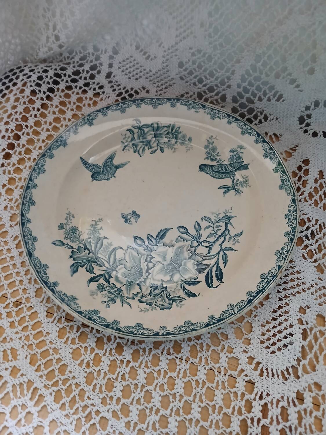 Small antique ironstone dish by Léon Graves