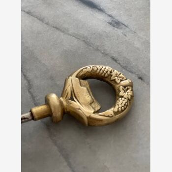 Old stopper in solid brass
