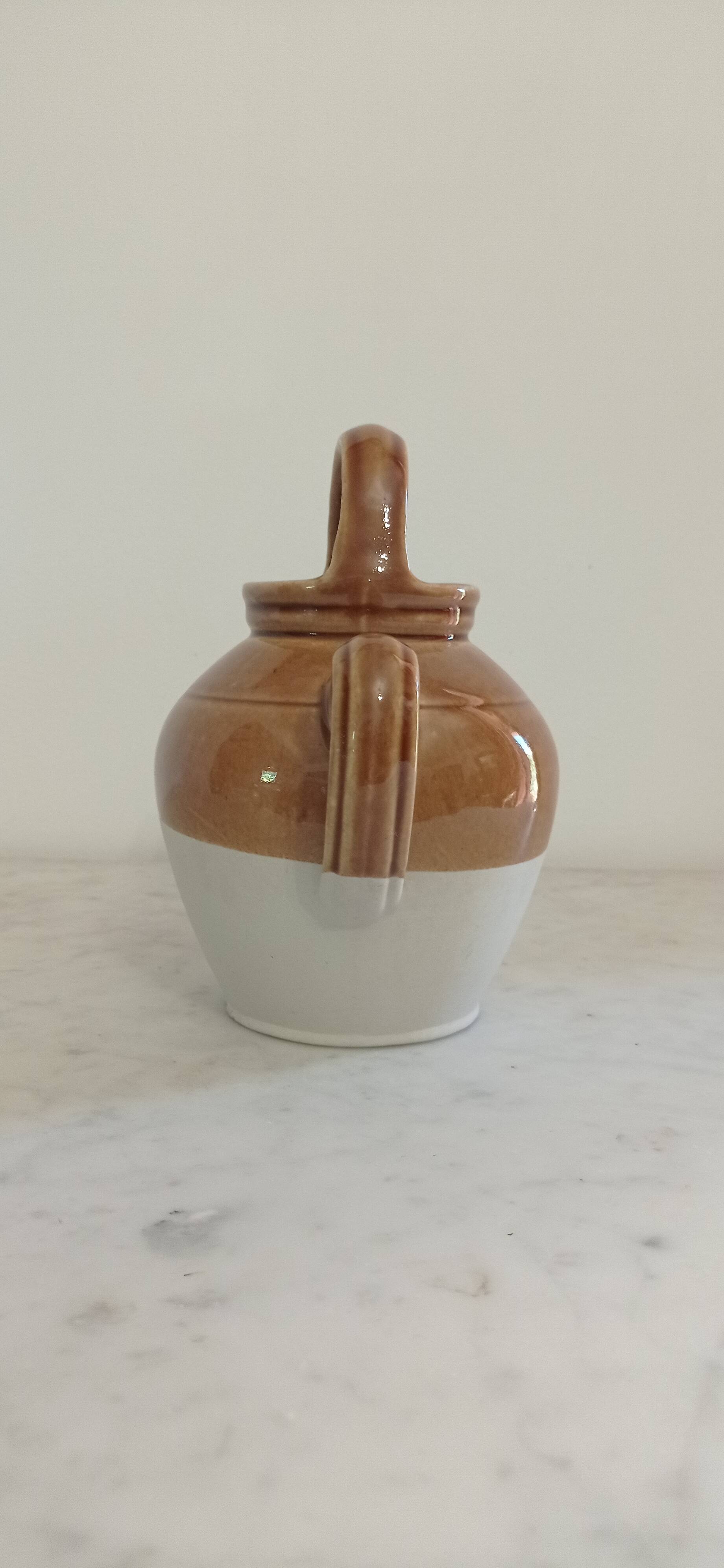 Jug with lid manufactured by Digoin