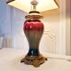 Antique 19th Century Chinese "Oxblood" Lamp Mounted on Bronze - Style