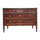 Antique Louis XVI style chest of drawers in Parisian style mahogany
