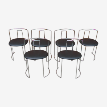 Set of 6 chairs , Italy 1970s