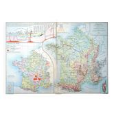 1879, Hypsometric map of France