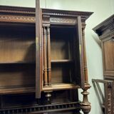 Renaissance-style two-body buffet in walnut