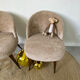 Vintage furry chairs