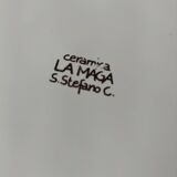 Hand painted plate Ceramica La Maga (Santo Stefano di Camastra)