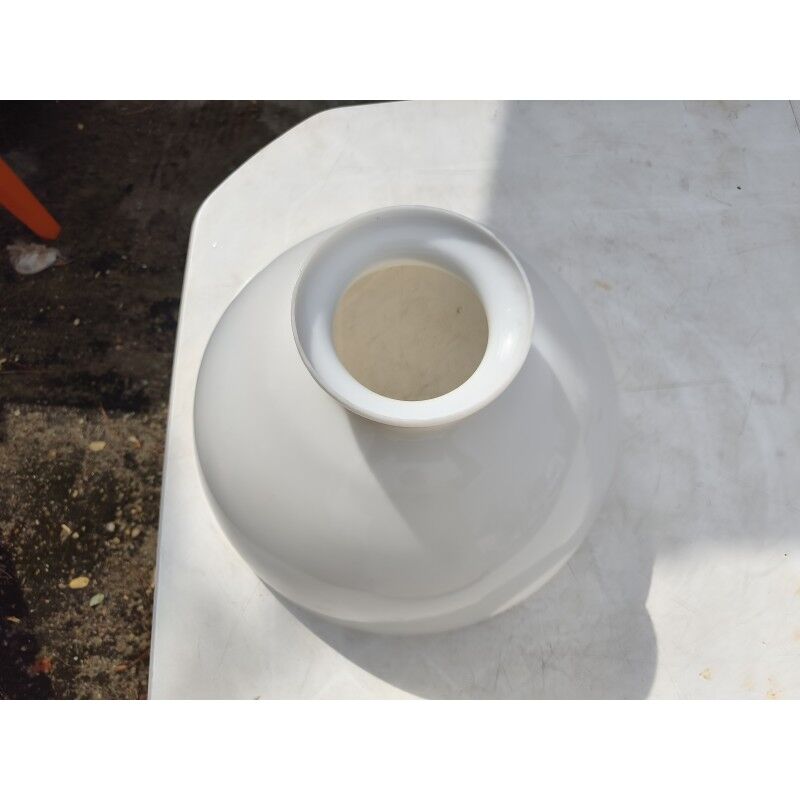 Opaline de suspension en opaline blanche