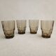 4 verres à eau vintage