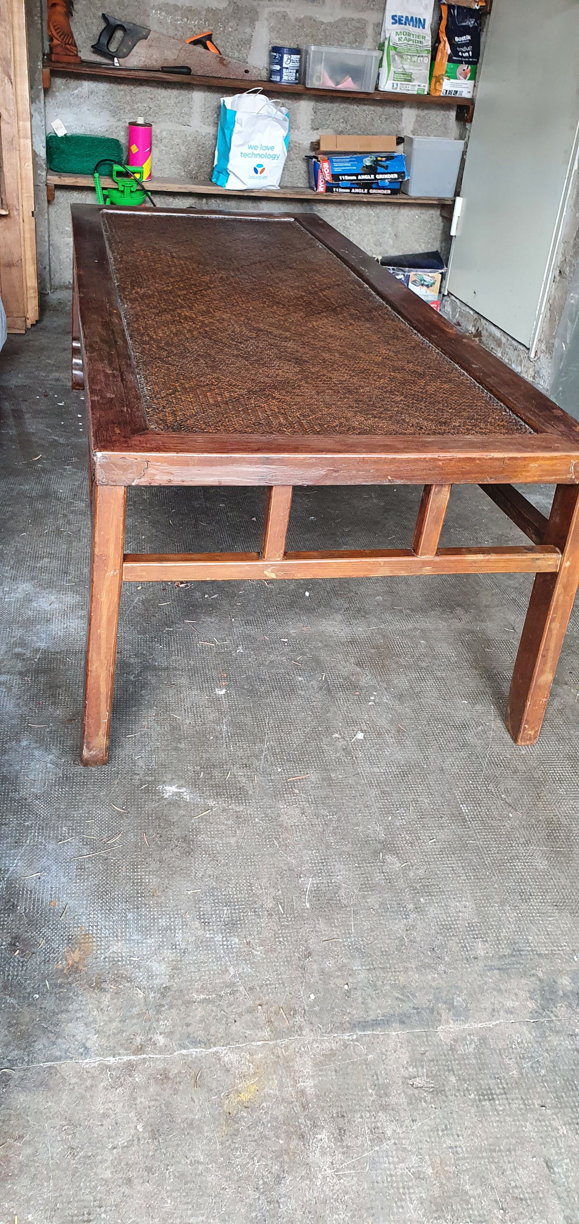 Opium bed, Indochina XiXEme coffee table