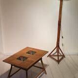 Vallauris rattan coffee table 50/60s