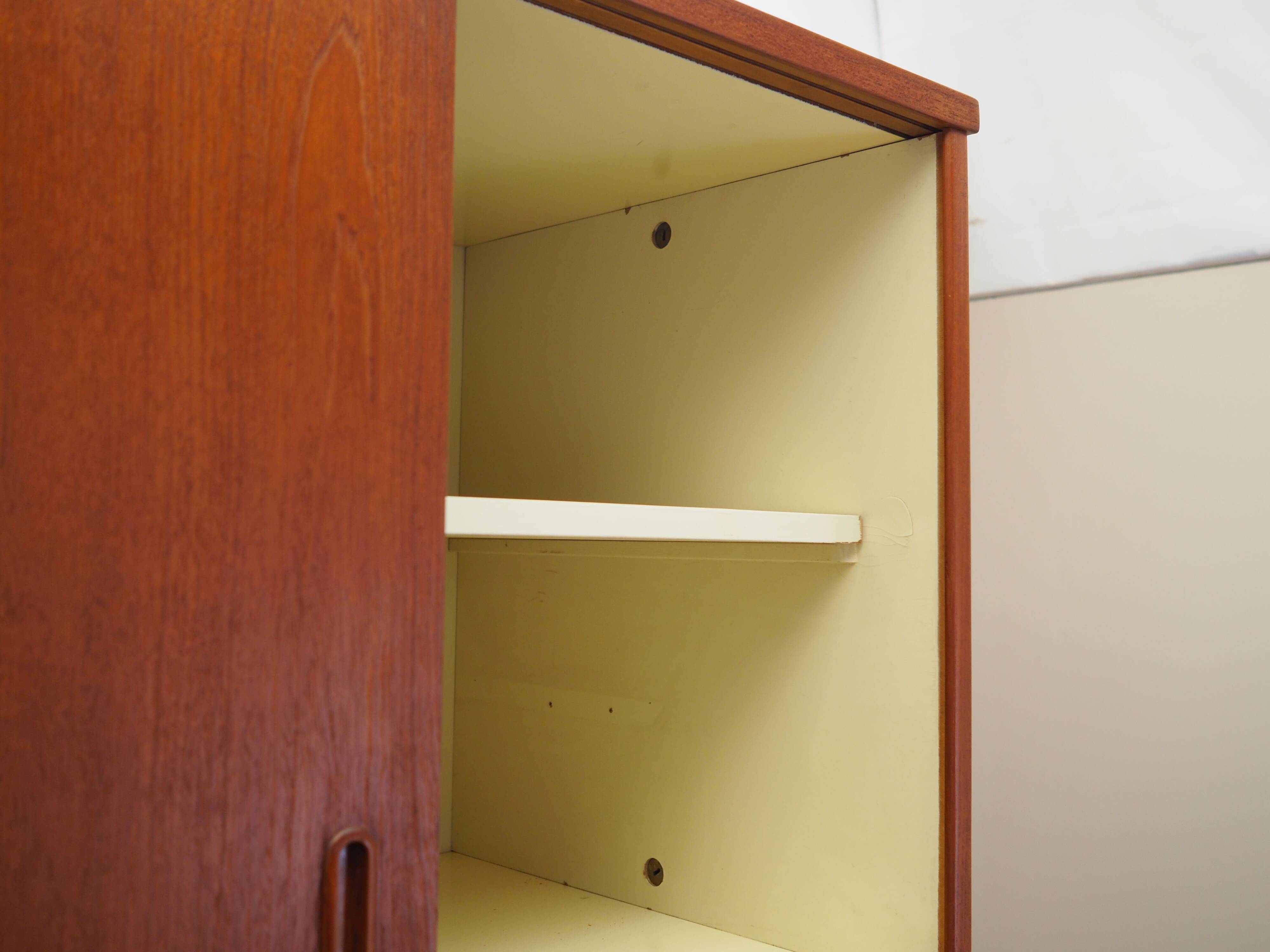 Teak wardrobe, Danish design, 1970s, produced in Denmark