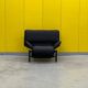 Vintage Black Veranda Armchair by Vico Magistretti for Cassina