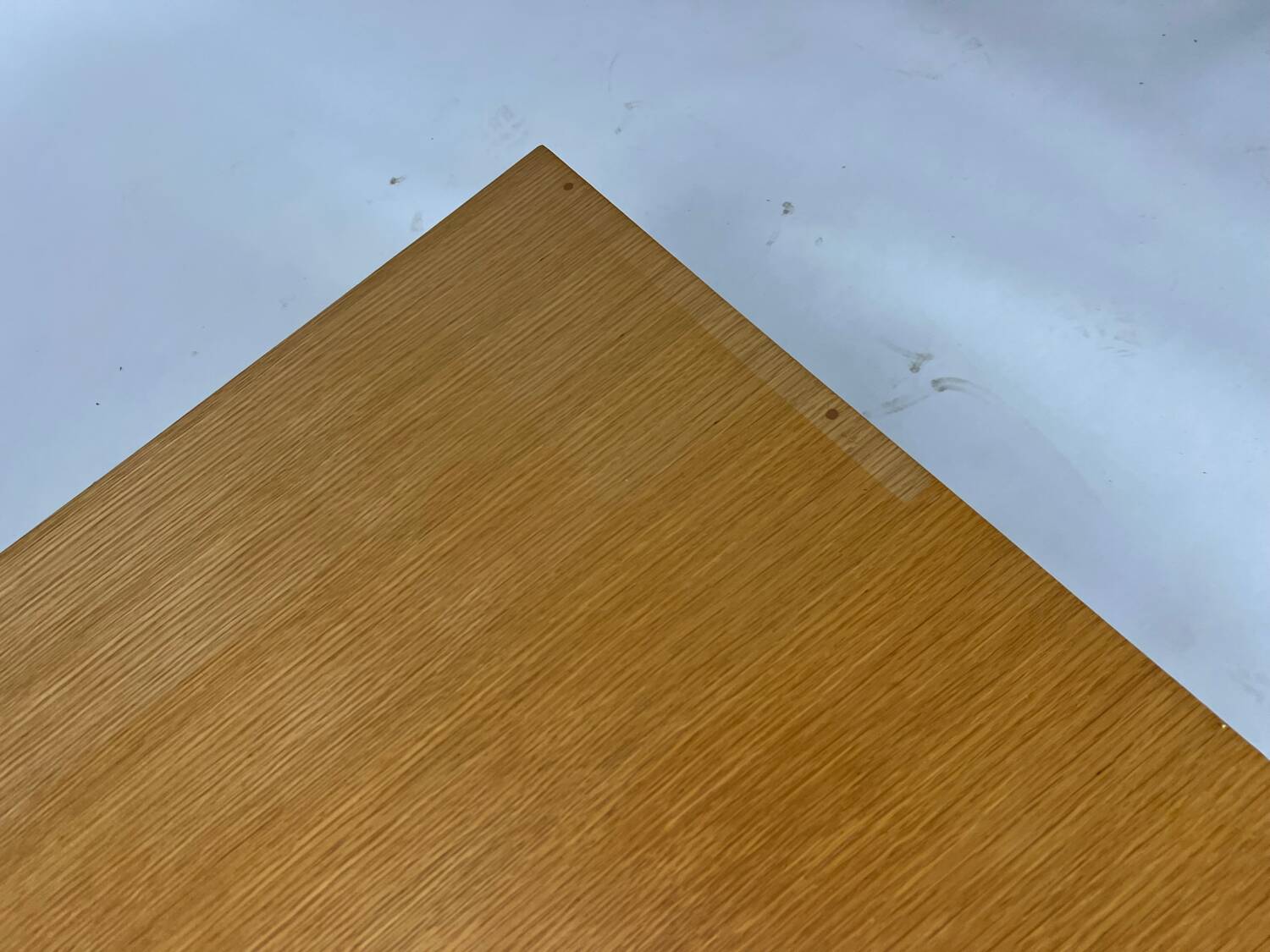Meuble TV HiFi phono vintage bas chêne WK milieu du siècle années 60