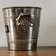 Piper Heidsieck champagne bucket – Silver metal