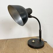Lampe de table industrielle noire de Siemens, années 1930