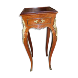 Harness in veneer and bronze