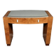 Small Amboyna Burl Desk, Speich Frères, Art Deco – 1930