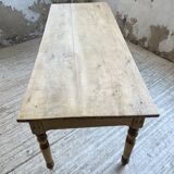 2m walnut drapery farmhouse table