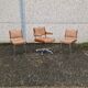 Set d'un fauteuil de bureau et de 2 chaises Marcom années 60's