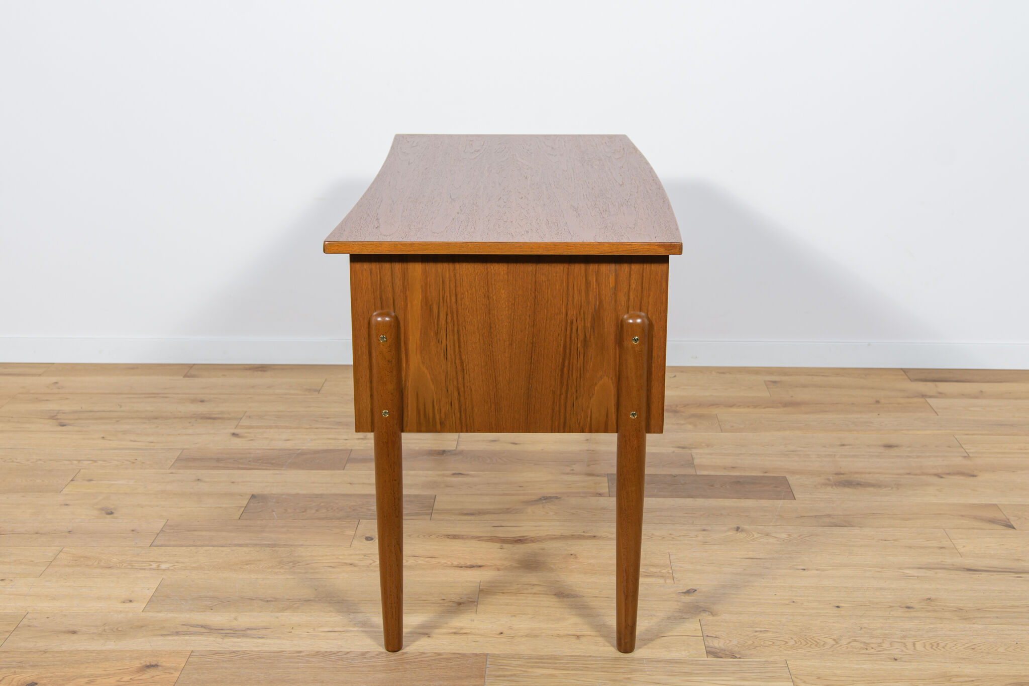 Mid-Century Danish Freestanding Teak Desk, 1960s