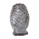 Vase en verre taillé des années 50