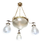 Large 1900 neoclassical chandelier