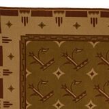 Scandinavian art deco/funkis rug by Greta Gahn. 316 x 263 cm (124 x 104 in).