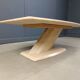 Post-modern coffee table in travertine, 1980s