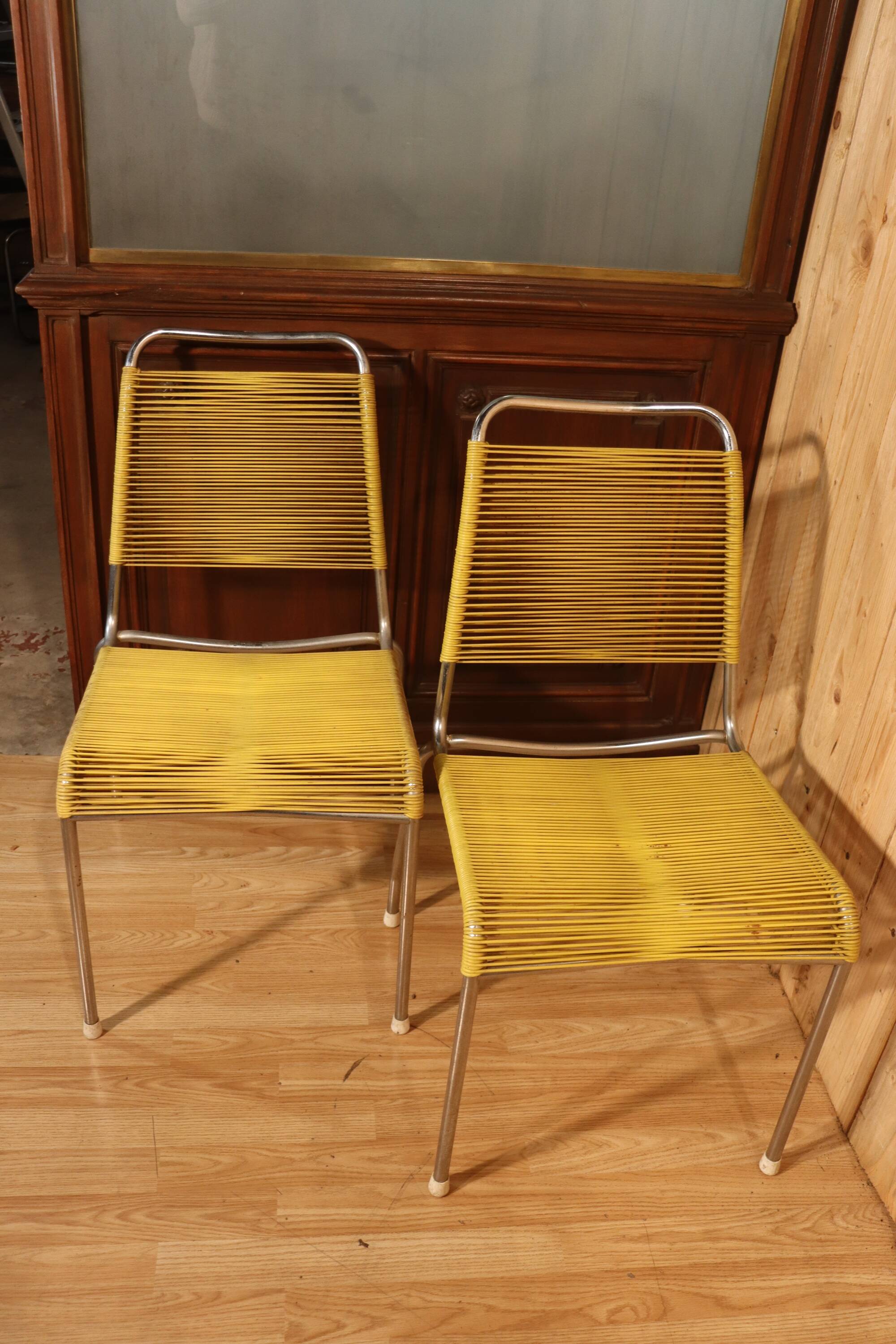 Pair of vintage Altorfer garden chairs