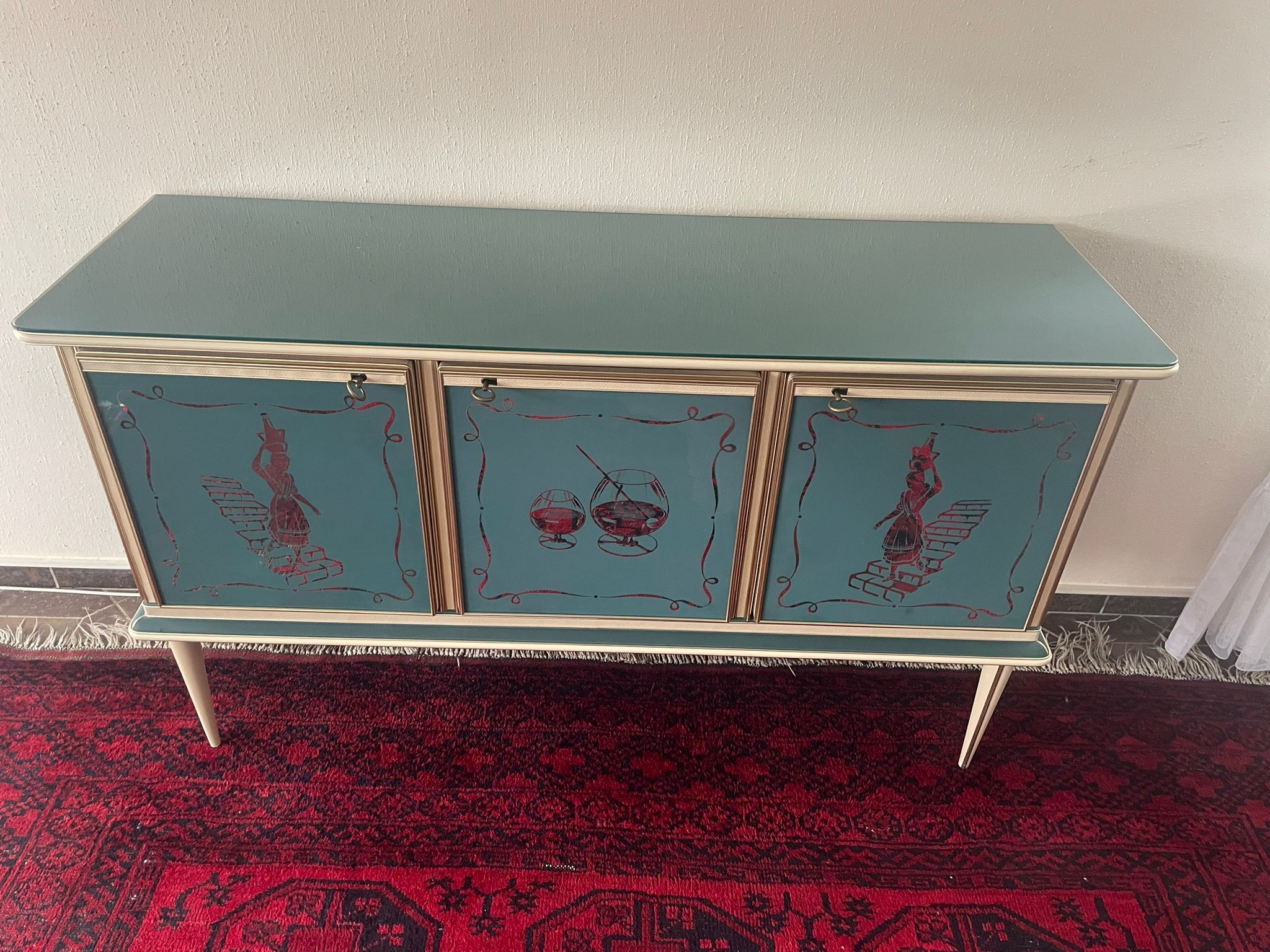 Umberto Mascagni for Harrods London — Three-door buffet