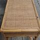 Woven rattan and wicker furniture. Vintage.