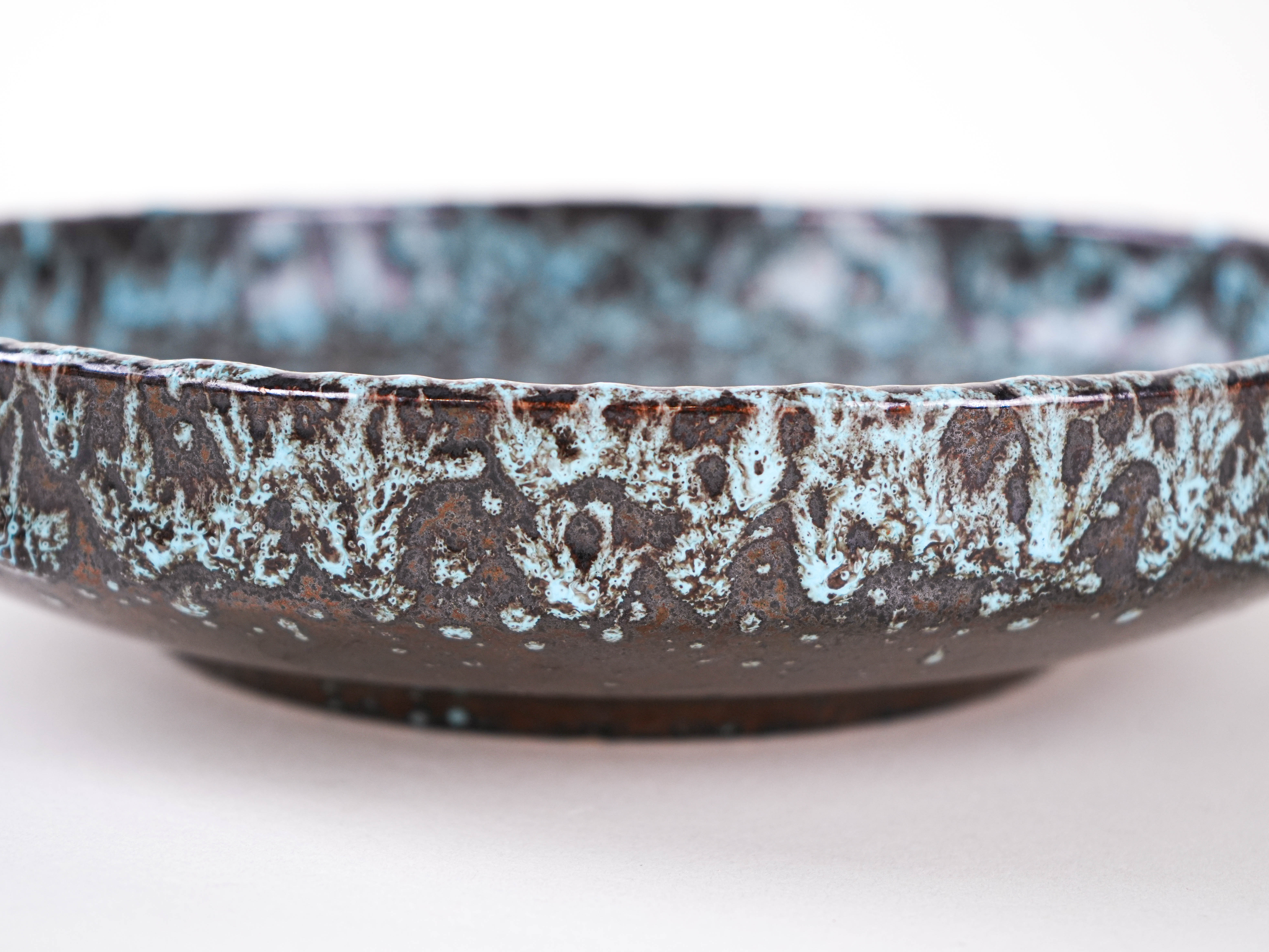 Ceramic plate, German design, 1960s, made in West Germany