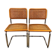 Paire de chaises cesca par Marcel Breuer