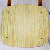 Vintage Formica and Wood Chairs from TON, 1960s, Set of 2