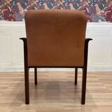 1960s design leather armchair.