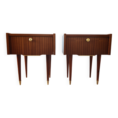Paire de tables de chevet Mid-Century