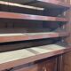 19th-century Victorian English bedroom wardrobe in mahogany.