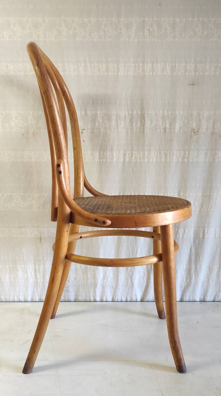Bentwood and cane chair - mid. 20th century