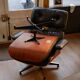 Lounge chair and ottoman by Charles & Ray Eames US edition Herman Miller 1980