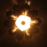 Masca floral wall lamp, Italy, 70's