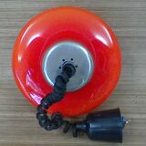 Hanging lamp in opaline, vintage