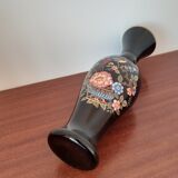 vase noir en verre