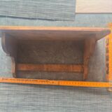 Shelf wall shelf handcrafted wood