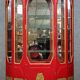 Important Art Deco period bookcase in lacquered wood and gilded bronze