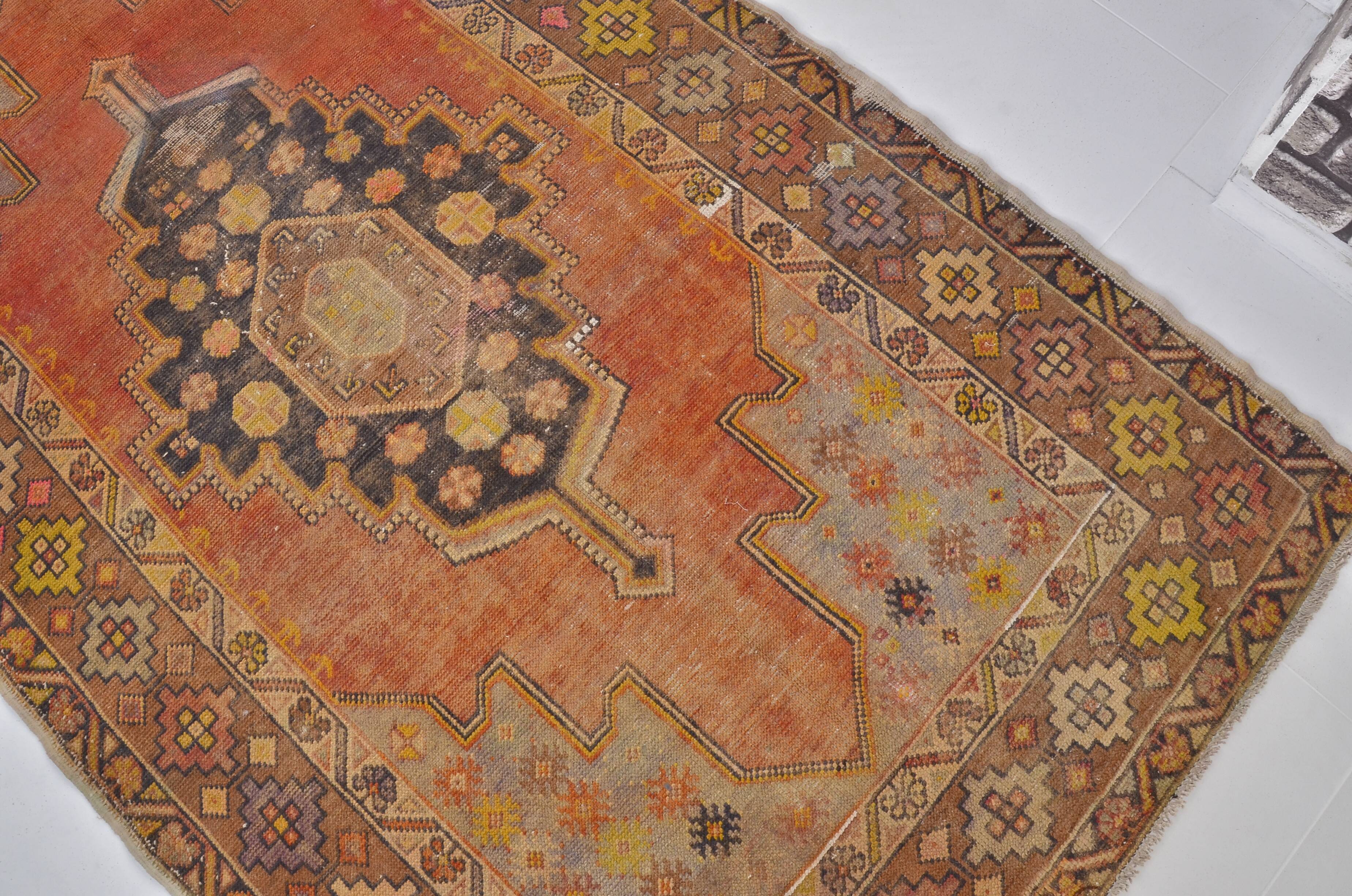 Oushak Vintage Handmade Wool Rug
