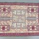Handmade Kilim Soumak Shahsavan Rug in Wool and Silk, 1960