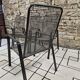 Lot 4 fauteuils vintage 1970" jardin terrase