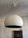 Lampe FL/Y opaque, Médium, Blanc cassé - intérieur noir - Kartell